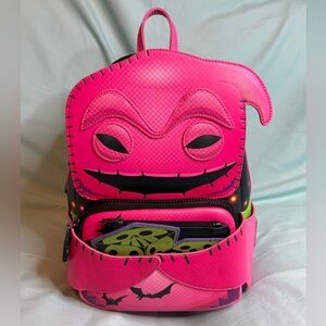 Loungefly x Disney Nightmare Before Christmas Pink Oogie Boogie Backpack - NWOTs